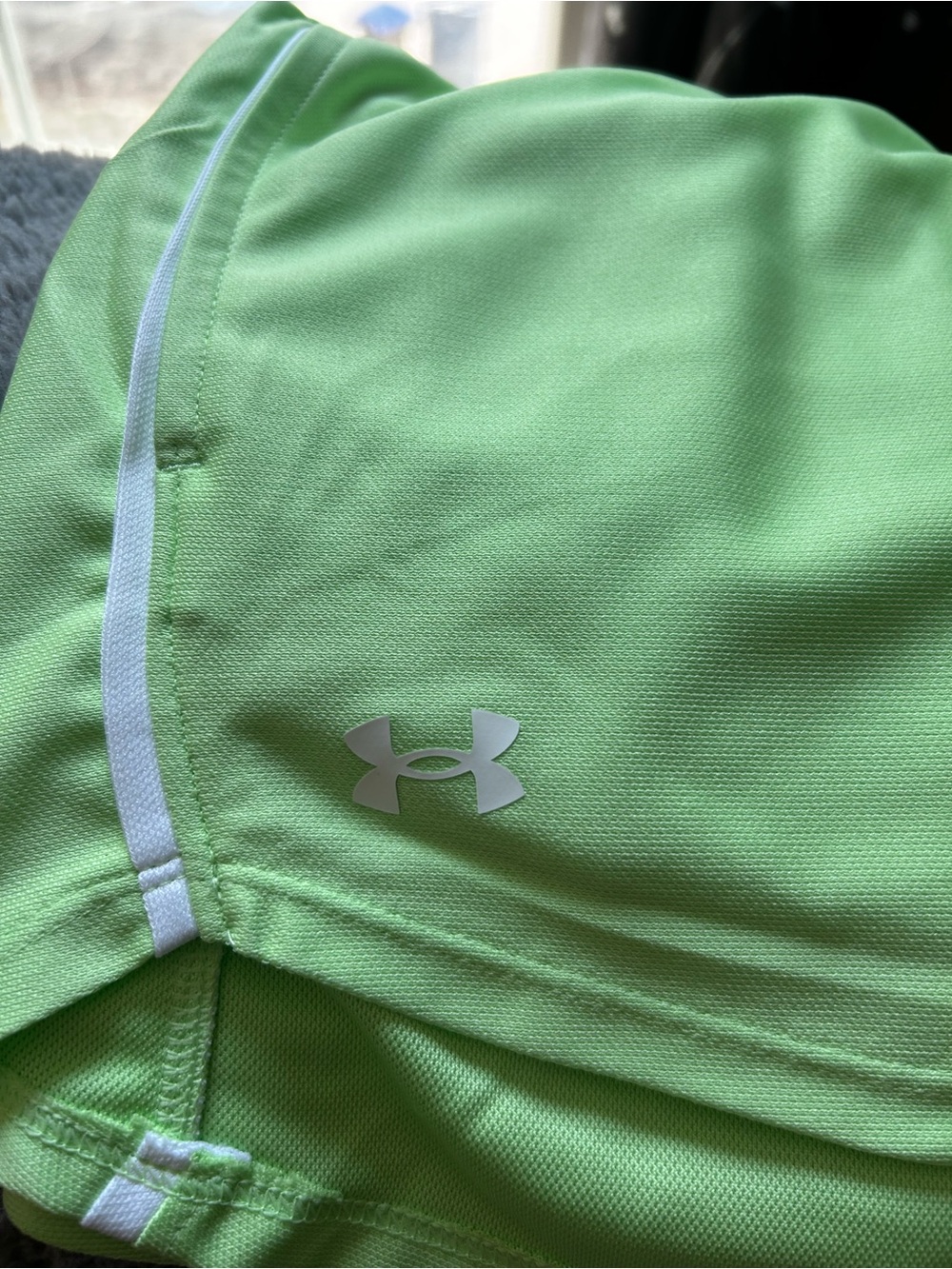 Under Armour Lime Green Women's Athletic Shorts